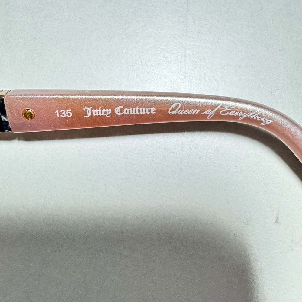 Juicy Couture Berkin ERN 135 Black Rose Gold Eyeglasses Frames Queen Everything